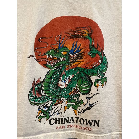 JOHN GALT CHINATOWN DRAGON CROP TOP - Picture 4 of 6